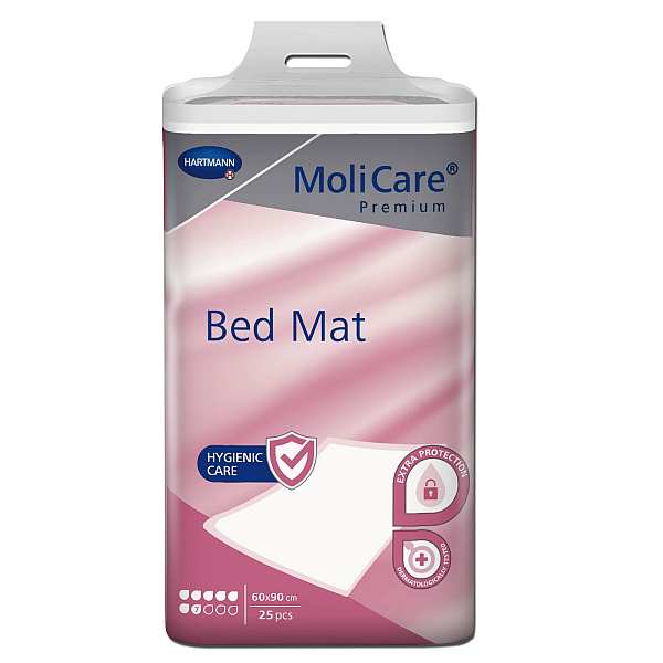 UNDERPAD MOLICARE 7 DROP PREM BED MAT 60X90CM(25) - Kalon Meraki