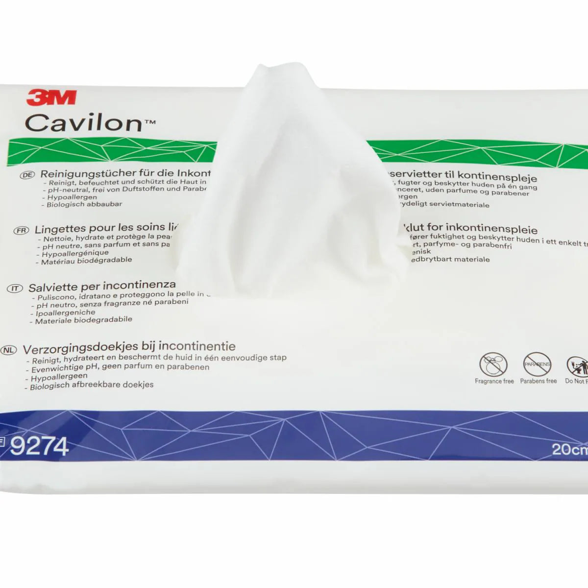 3M™ Cavilon Continence Care Wipes 8 Pack 20cmx30cm - Kalon Meraki