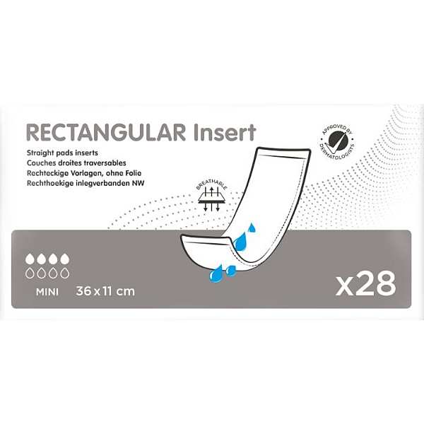 CLASSIC PAD RECTANGULAR MINI 490ML WHITE (28)