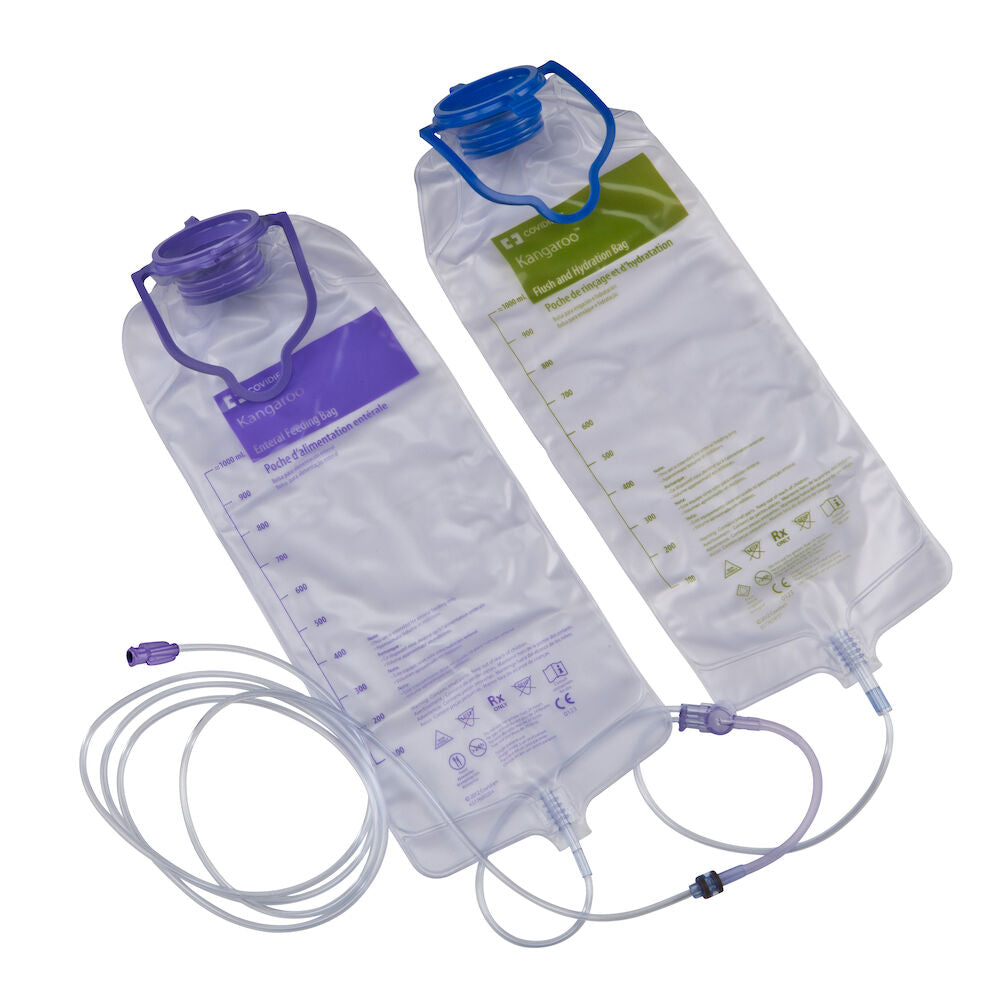 Kangaroo™ Joey Enteral Feeding Pump Set, Flush Bag, 1000ML - Kalon Meraki