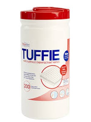 Tuffie Disinfectant Wipes - Tub/200