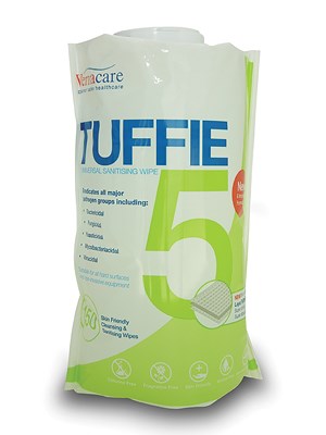 Tuffie 5 Cleaning and Disinfecting Wipes Flexican (6x150s) - Kalon Meraki