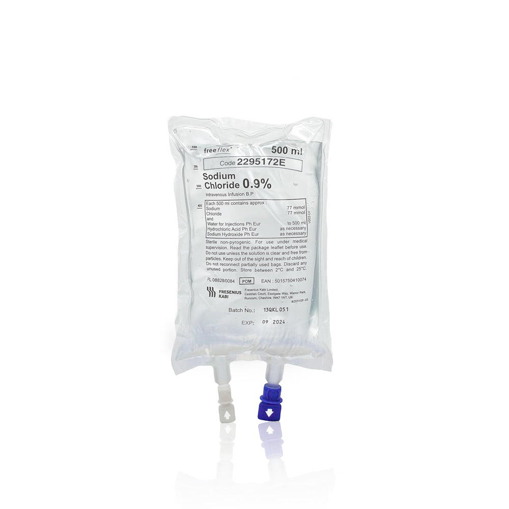 Free flex Sodium Chloride 0.9% 500ml - Kalon Meraki