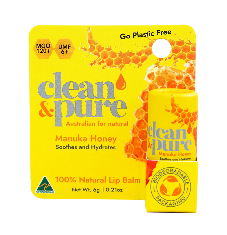 CLEAN & PURE MANUKA HONEY LIP BALM