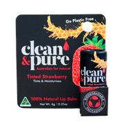 CLEAN & PURE TINTED STRAWBERRY LIP BALM