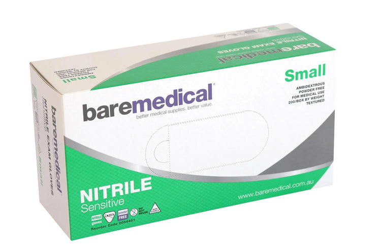 Nitrile examine gloves - Small