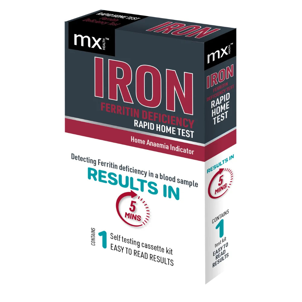 MX Health Ferritin Test (Iron) Rapid Home Test - Kalon Meraki