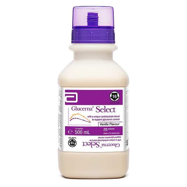 GLUCERNA SELECT VANILLA RTH 500ML - Kalon Meraki