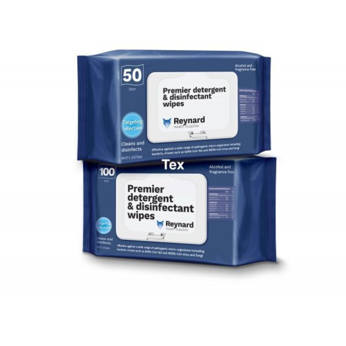 Reynard Premier Detergent & Disinfectant Wipes 100 Pack - Kalon Meraki