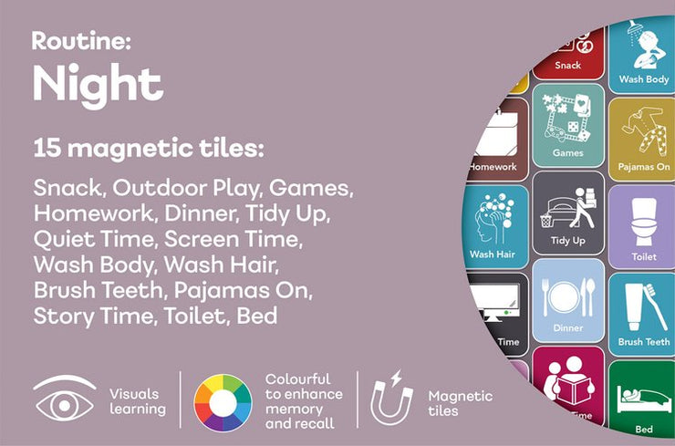 ADD ON SET: Routine Night (15 Tiles)