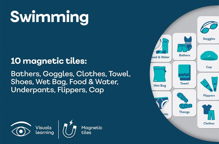 ADD ON SET: Swimming (10 Tiles)