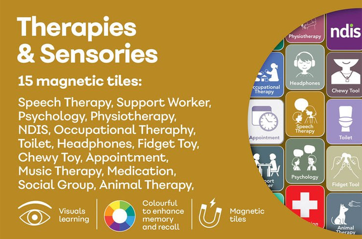 ADD ON SET: Therapies & Sensories (15 Tiles)