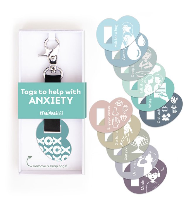 Anxiety Set (1 strap + 12 tags)