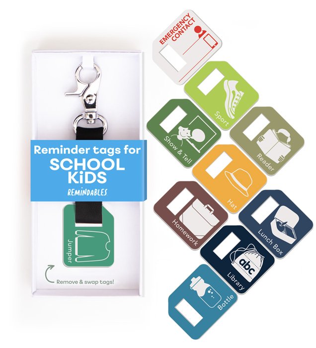 School Kids Set (10 tags) - Kalon Meraki