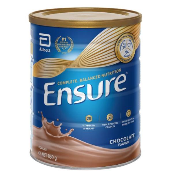 ENSURE POWDER 850GM CHOCOLATE - Kalon Meraki