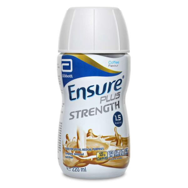 ENSURE PLUS STRENGTH COFFEE BOTTLE 220ML - Kalon Meraki