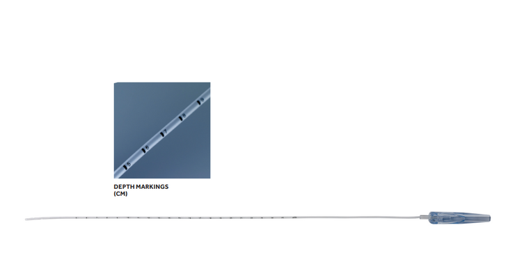 SUCTION CATHETER WITH DEPTH MARKINGS