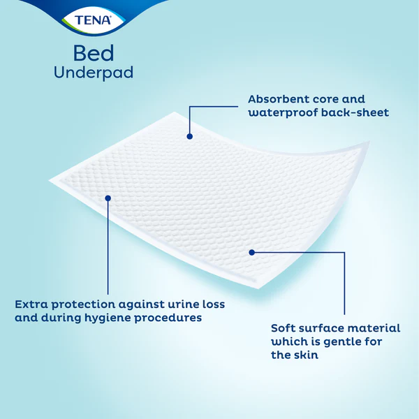 UNDERPAD TENA BED 60CMX90CM (140) DISP - Kalon Meraki