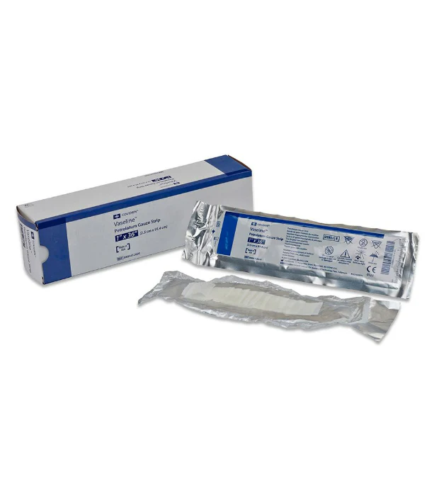 Vaseline Petrolatum Gauze Strip 1inx36in - Kalon Meraki