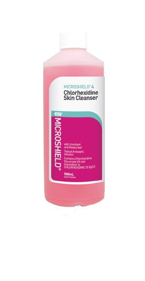 MICROSHIELD® 4 Chlorhexidine Surgical Handwash 500mL - Kalon Meraki