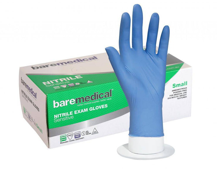 Nitrile examine gloves - Small