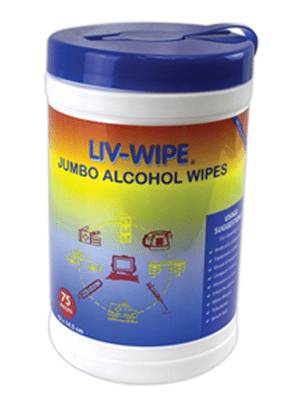 LIV WIPE Antibacterial Alcohol Wipes 70% Isopropyl - Tub - Kalon Meraki